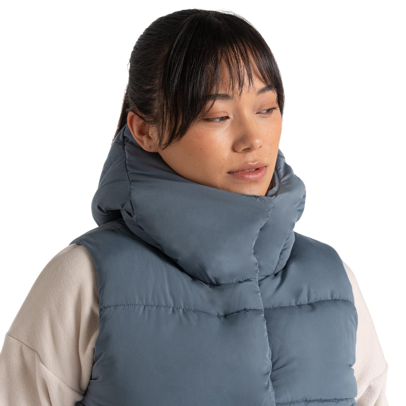 Winter Sky - Side - Craghoppers Womens-Ladies Eilish Quilted Sleeveless Gilet