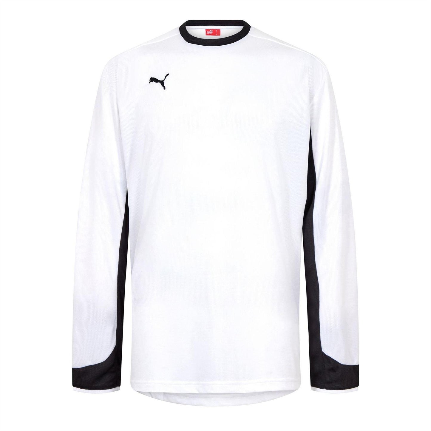 White - Front - Puma Mens Esito II Contrast Long-Sleeved Football Jersey