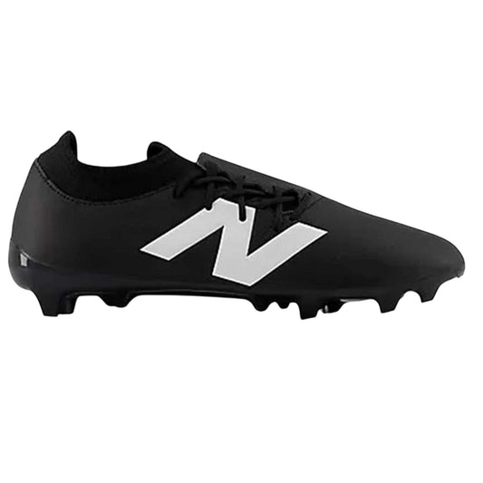 Black-White - Front - New Balance Mens Tekela Team Firm Ground Football Boots
