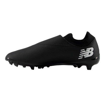 Black-White - Side - New Balance Mens Tekela Team Firm Ground Football Boots