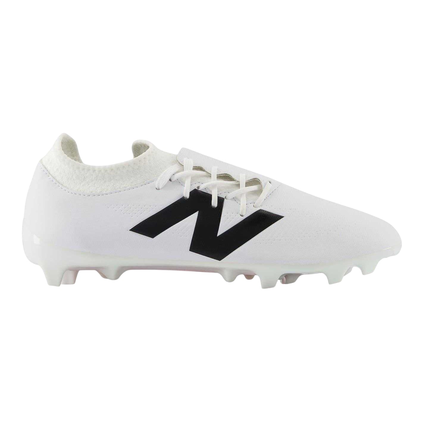 White-Black - Front - New Balance Mens Tekela Team Firm Ground Football Boots