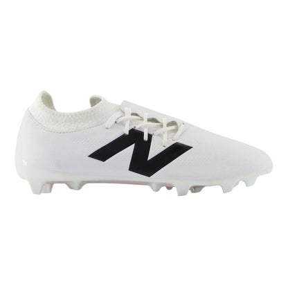 White-Black - Front - New Balance Mens Tekela Team Firm Ground Football Boots