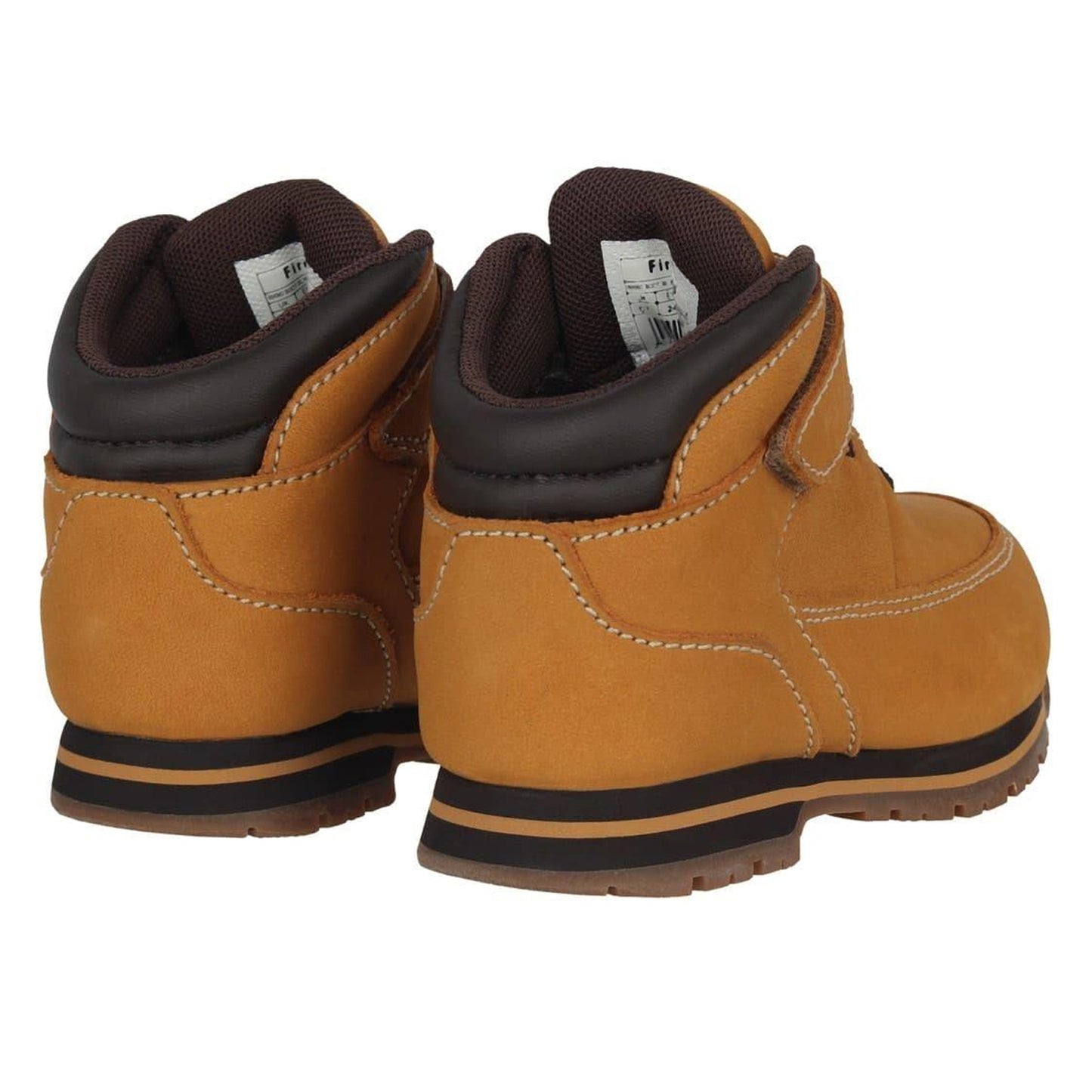 Honey-Brown - Back - Firetrap Baby Rhino Leather Boots
