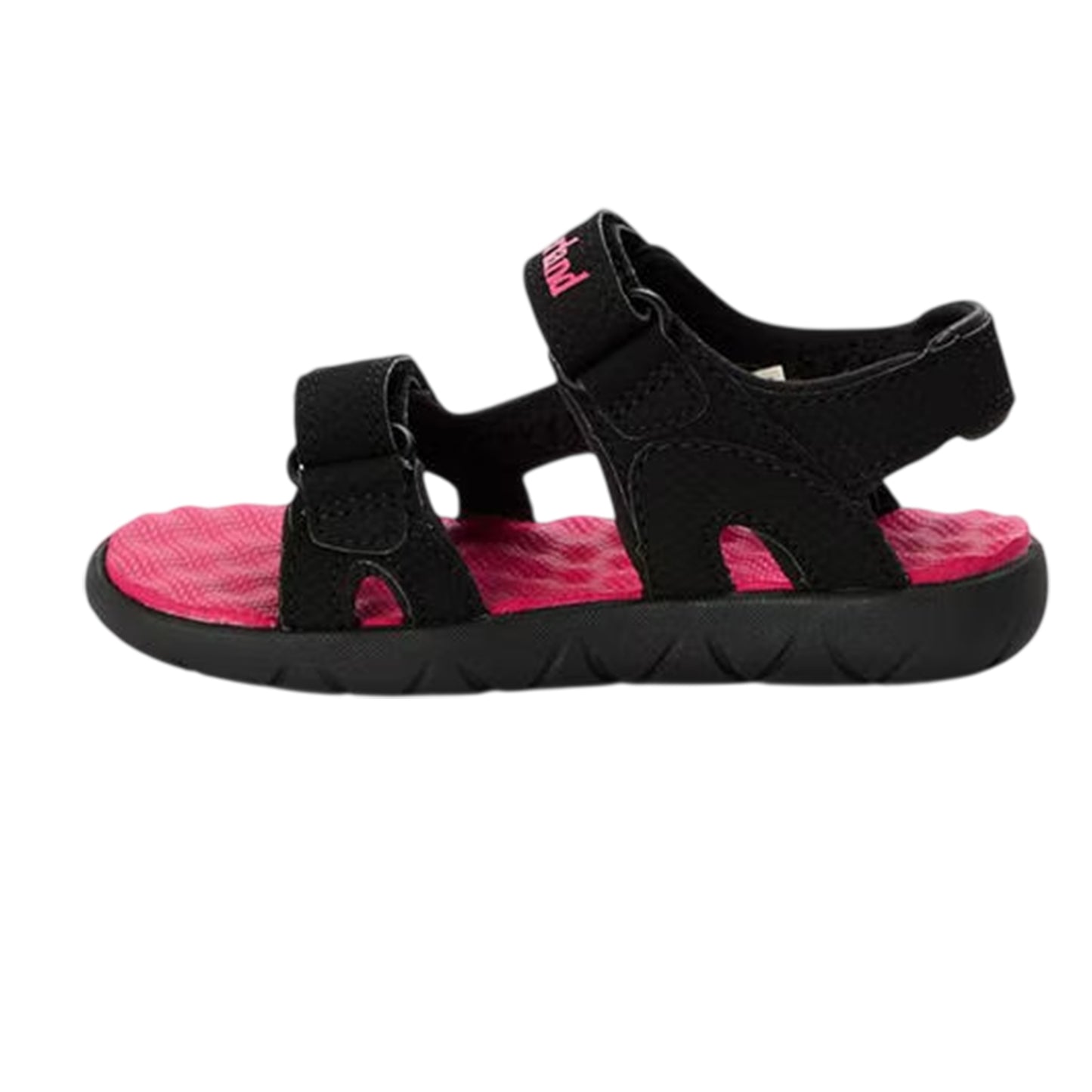 Black-Bright Pink - Back - Timberland Baby Perkins Row Sandals