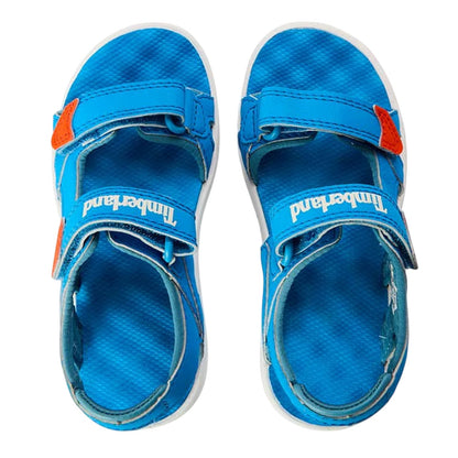 Bright Blue - Side - Timberland Baby Perkins Row Sandals