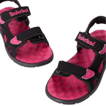 Black-Bright Pink - Lifestyle - Timberland Baby Perkins Row Sandals