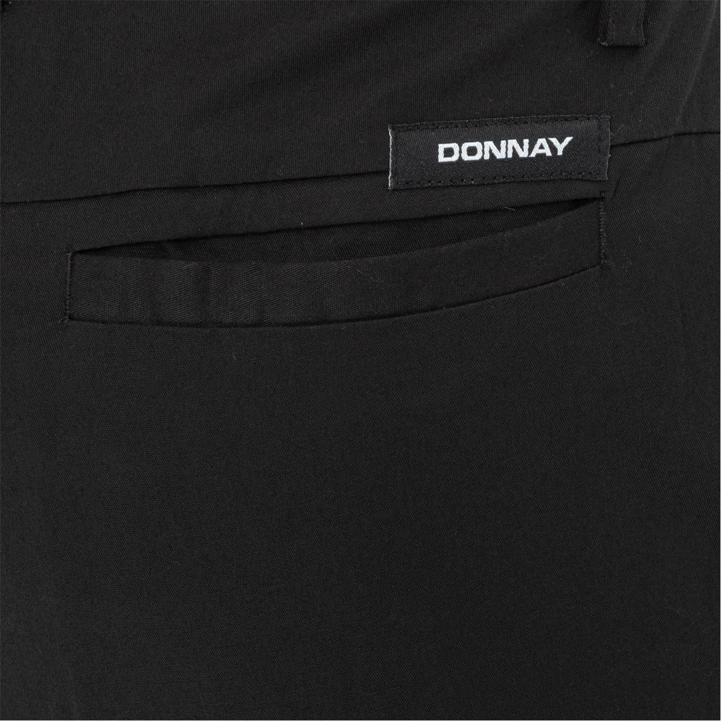 Black - Pack Shot - Donnay Mens Performance Trousers