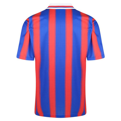 Red-Blue - Back - Score Draw Mens Crystal Palace Home Jersey