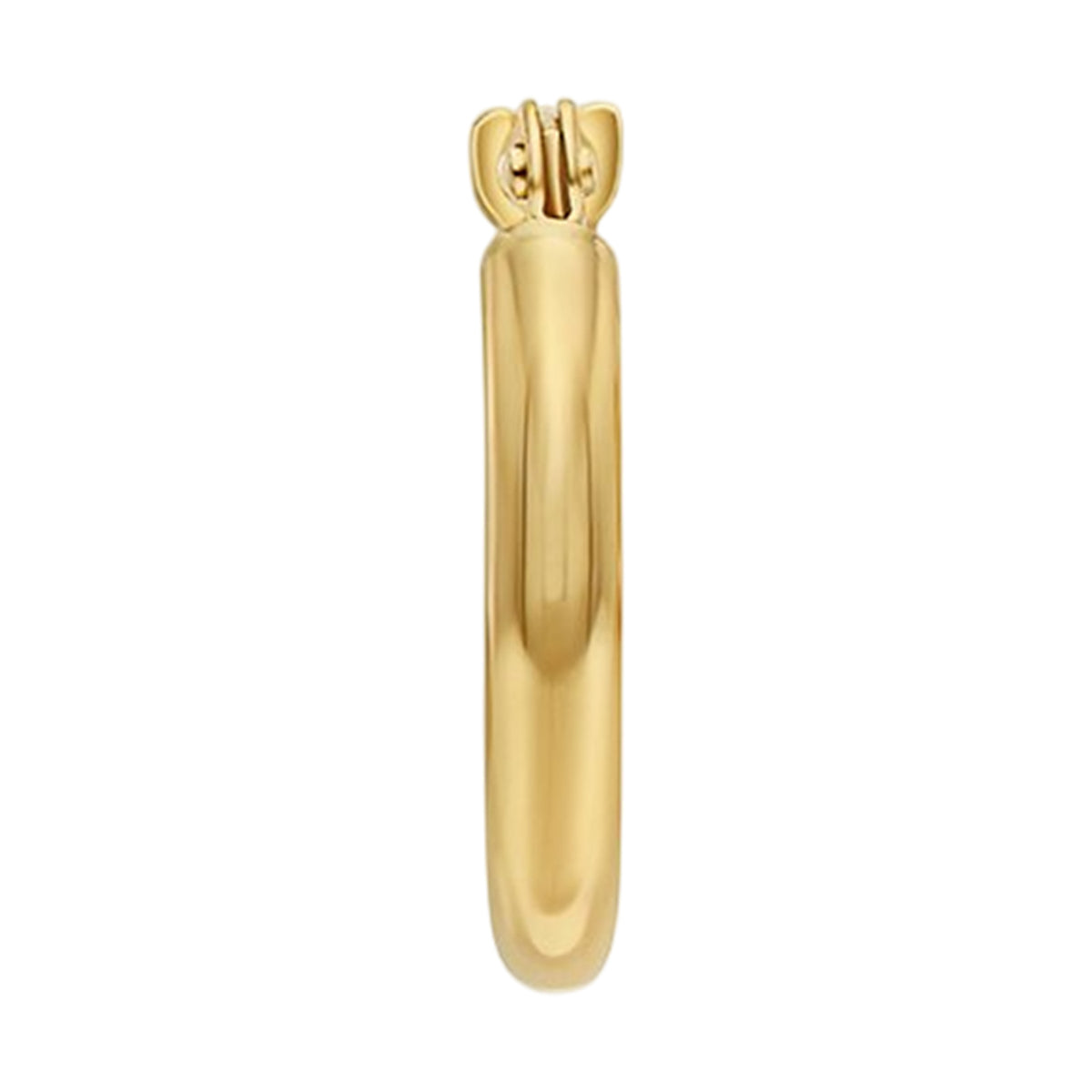 Gold - Back - Ragbag Oda Circular Hoop Earrings