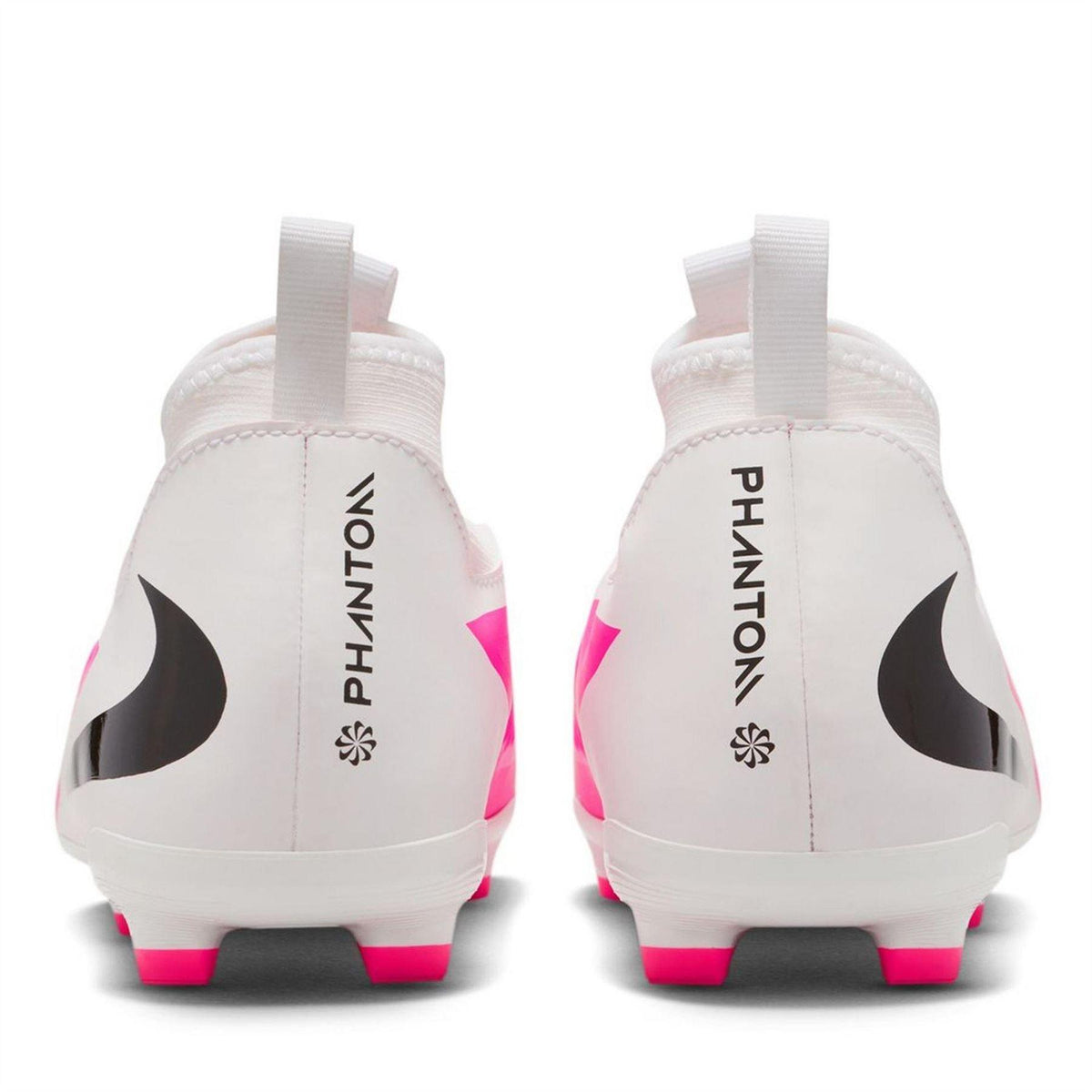 White-Pink - Pack Shot - Nike Childrens-Kids Academy Firm Ground Football Boots