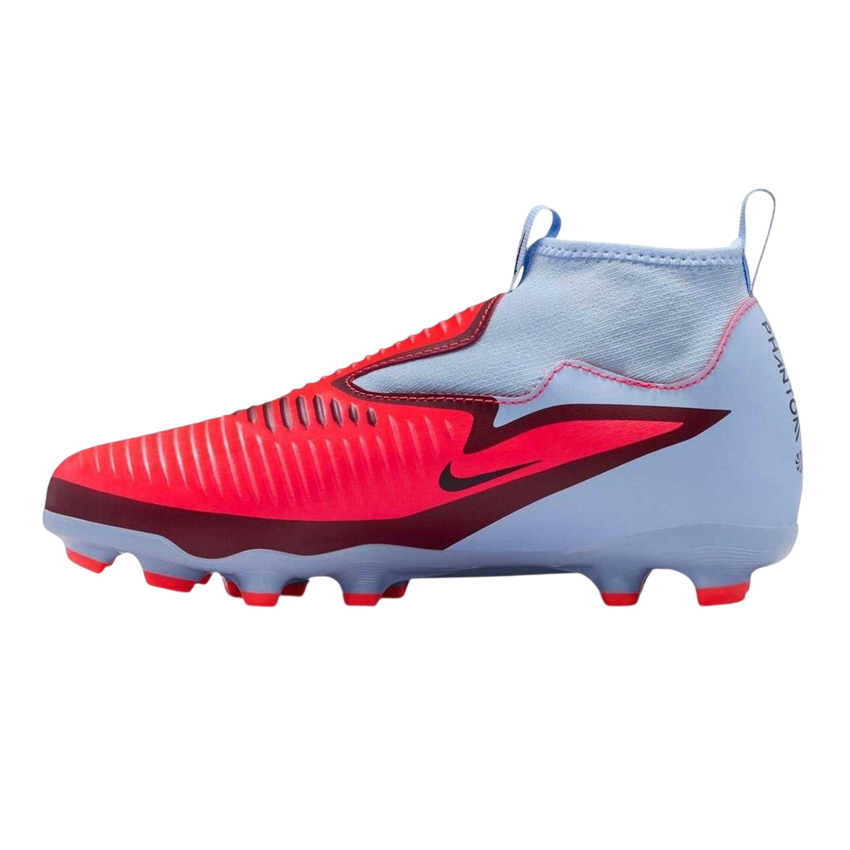 Blue-Purple - Side - Nike Childrens-Kids Academy Firm Ground Football Boots