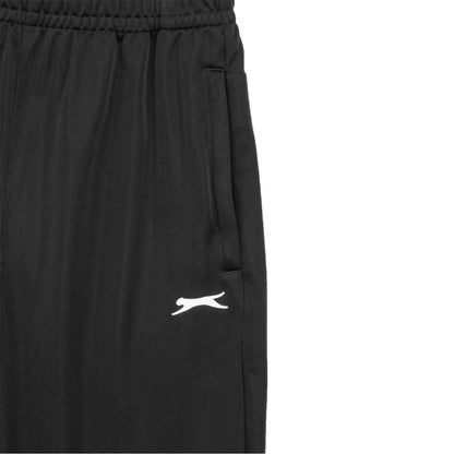 Black - Side - Slazenger Childrens-Kids Comfort Jogging Bottoms
