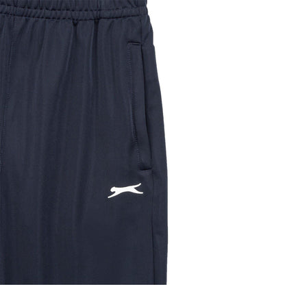 Navy - Side - Slazenger Childrens-Kids Comfort Jogging Bottoms