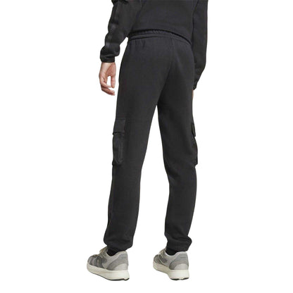Black - Back - Adidas Childrens-Kids Utility Fleece Joggers