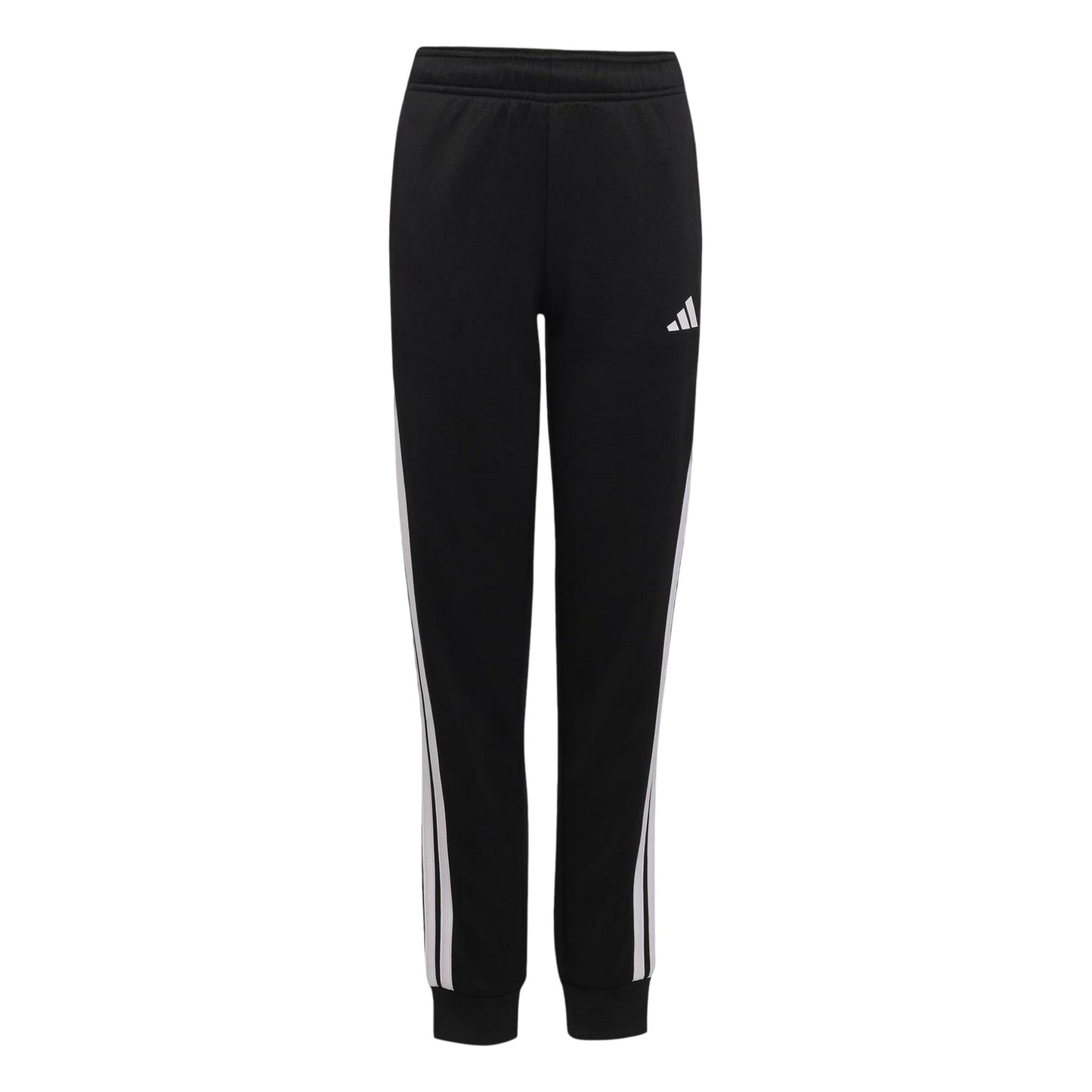 Black - Front - Adidas Childrens-Kids Essentials 3 Stripes Tracksuit Bottoms