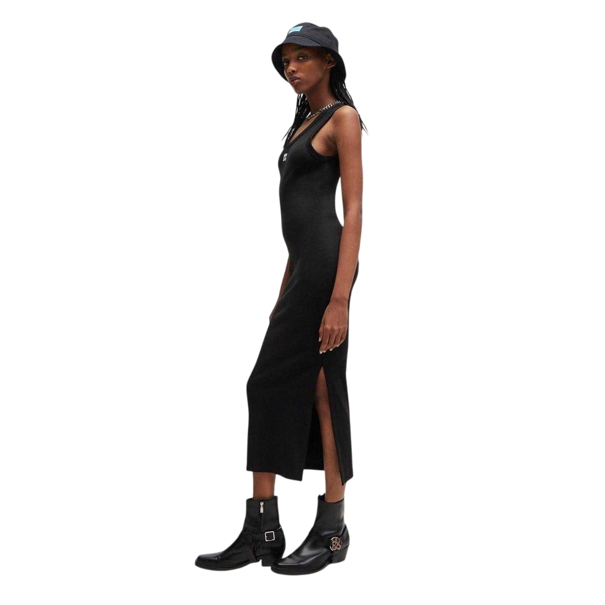 Black - Lifestyle - Hugo Womens-Ladies Nalimera Bodycon Dress
