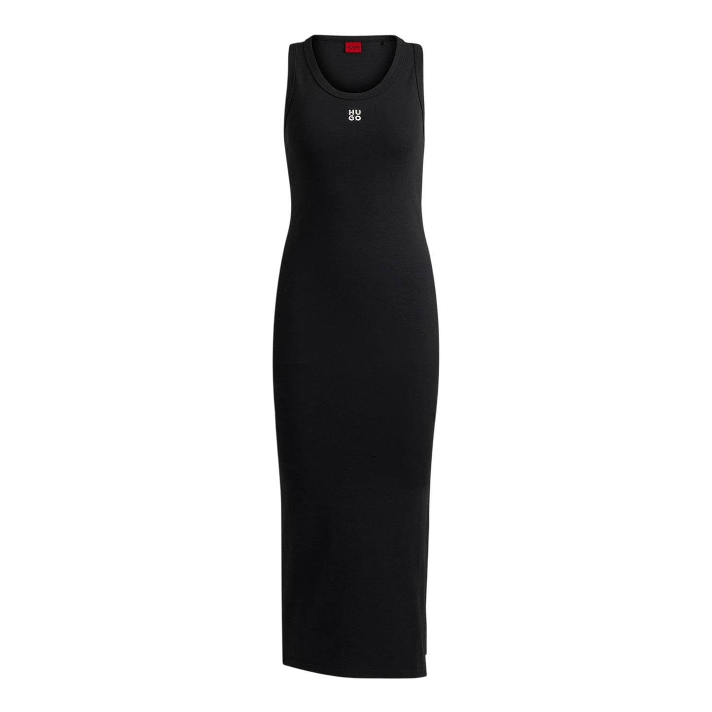 Black - Front - Hugo Womens-Ladies Nalimera Bodycon Dress