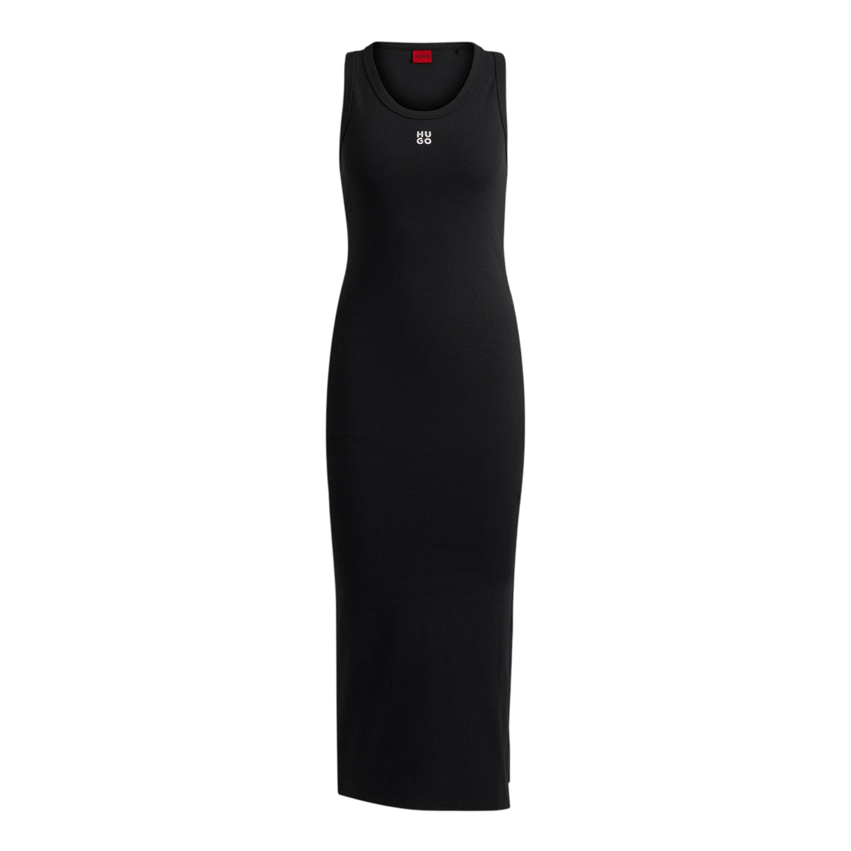Black - Front - Hugo Womens-Ladies Nalimera Bodycon Dress