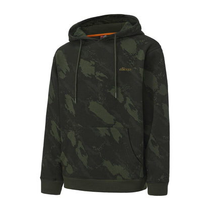 Dark Camo - Side - Diem Mens Angler Drawstring Hoodie
