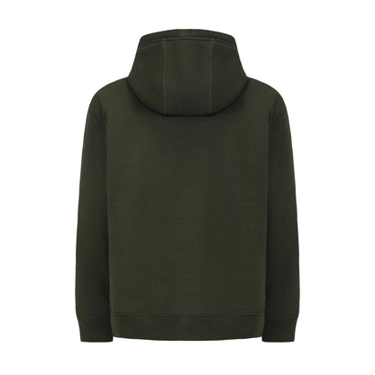 Green - Back - Diem Mens Angler Drawstring Hoodie