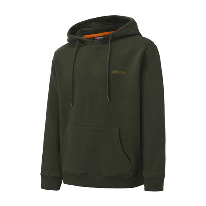 Green - Side - Diem Mens Angler Drawstring Hoodie