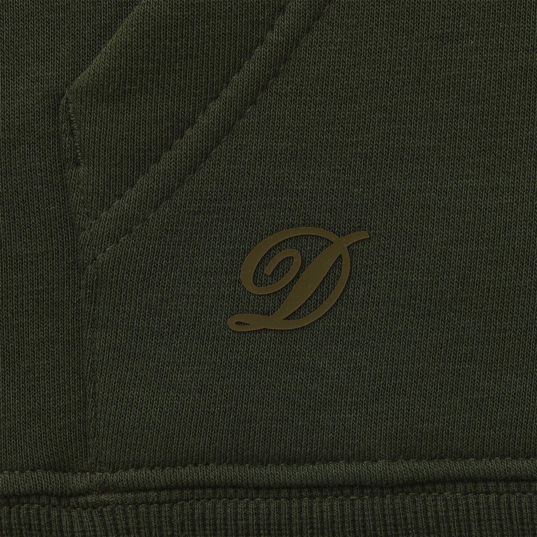 Green - Pack Shot - Diem Mens Angler Drawstring Hoodie