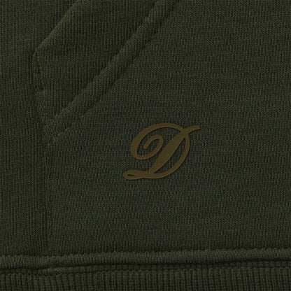 Green - Pack Shot - Diem Mens Angler Drawstring Hoodie