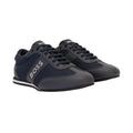 Navy - Front - Boss Mens Rusham Trainers