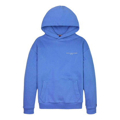 Blue - Front - Tommy Hilfiger Childrens-Kids 1985 Hoodie