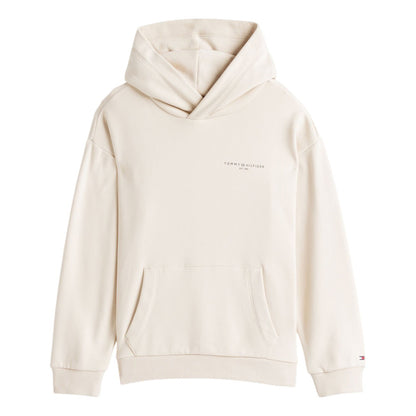 Beige - Front - Tommy Hilfiger Childrens-Kids 1985 Hoodie
