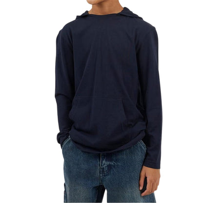 Rich Navy - Front - Brave Soul Boys Set-in Hoodie