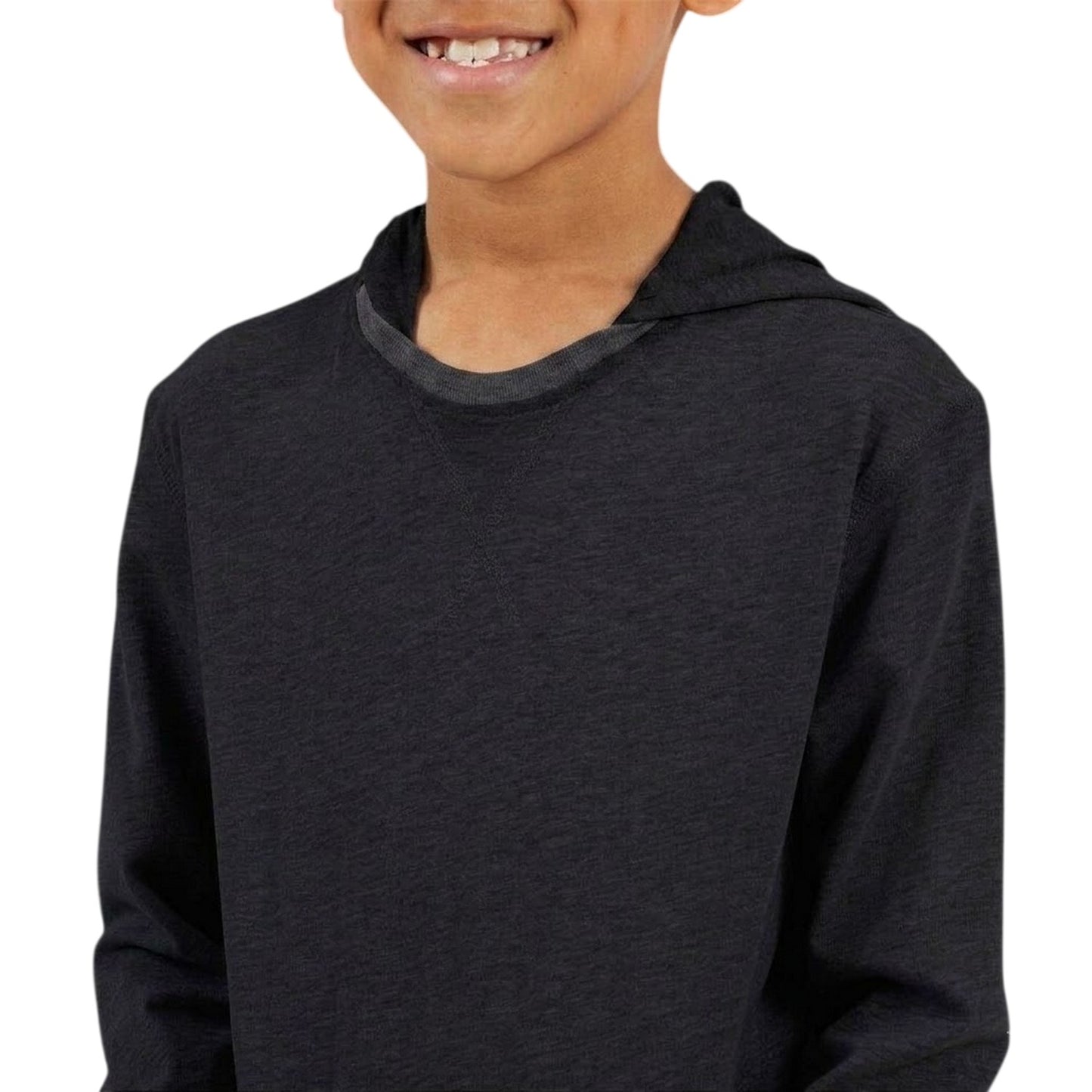 Jet Black - Lifestyle - Brave Soul Boys Set-in Hoodie