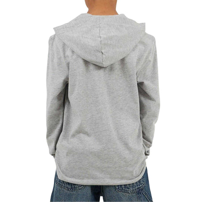 Light Grey - Back - Brave Soul Boys Set-in Hoodie