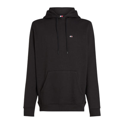 Black - Front - Tommy Jeans Mens Regular Hoodie