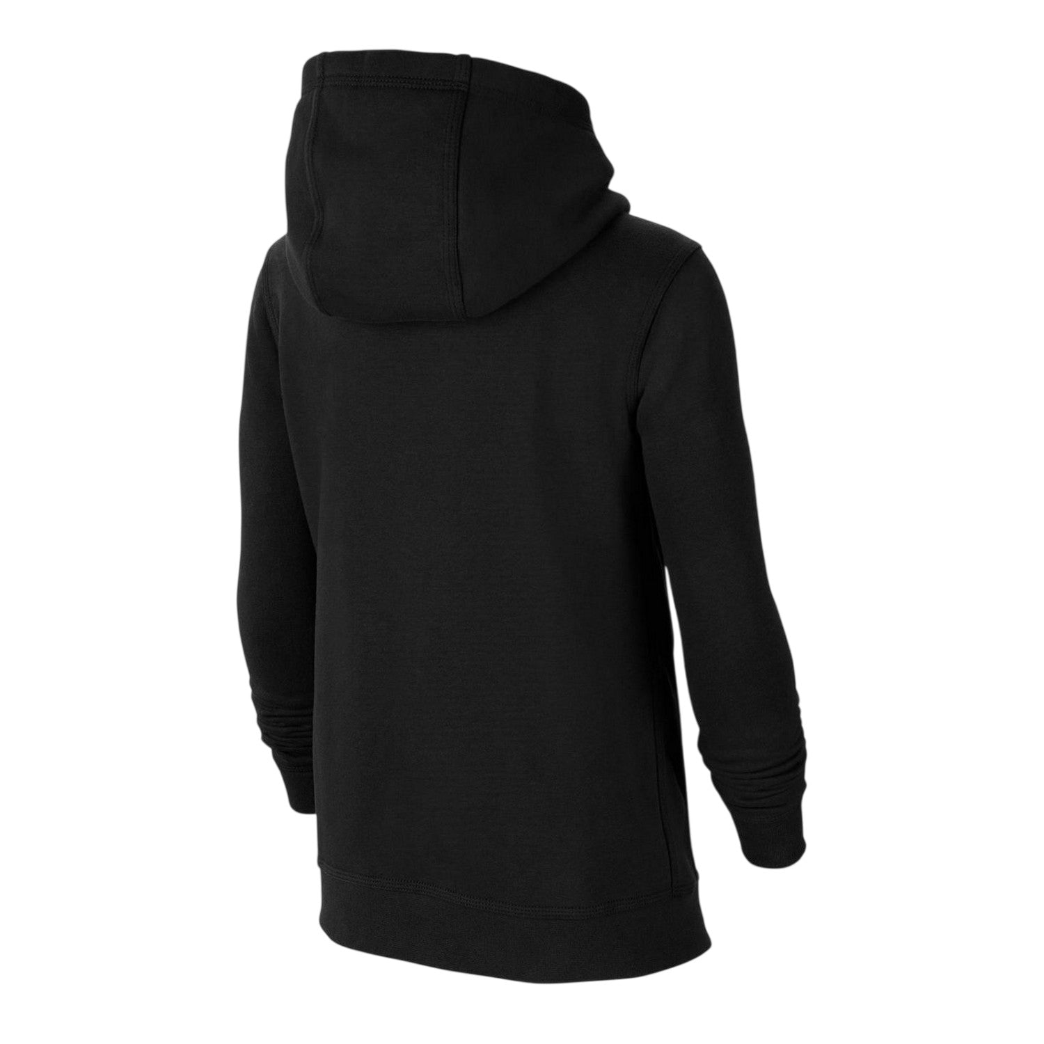 Black - Back - Nike Boys Club Long-Sleeved Pullover Hoodie