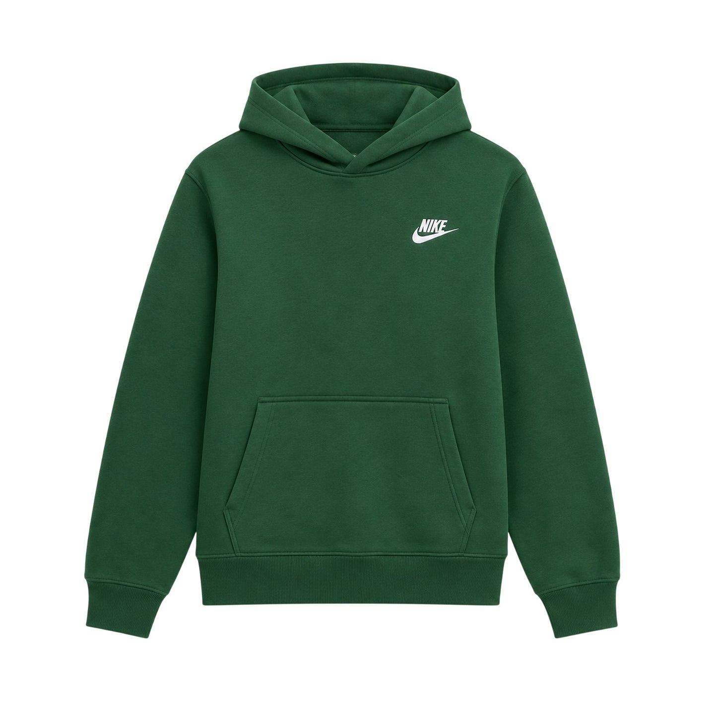 Fir - Front - Nike Boys Club Long-Sleeved Pullover Hoodie