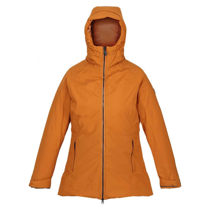 Orange - Front - Regatta Womens-Ladies Sanda II Waterproof Jacket