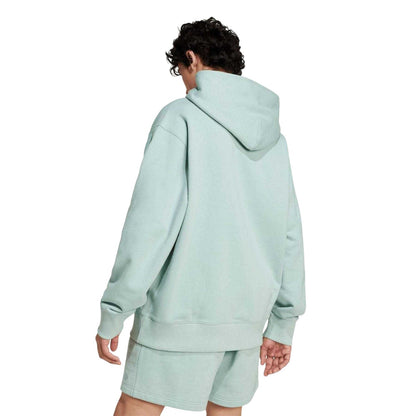 Green - Back - Adidas Mens Essentials Loose Fit Hoodie