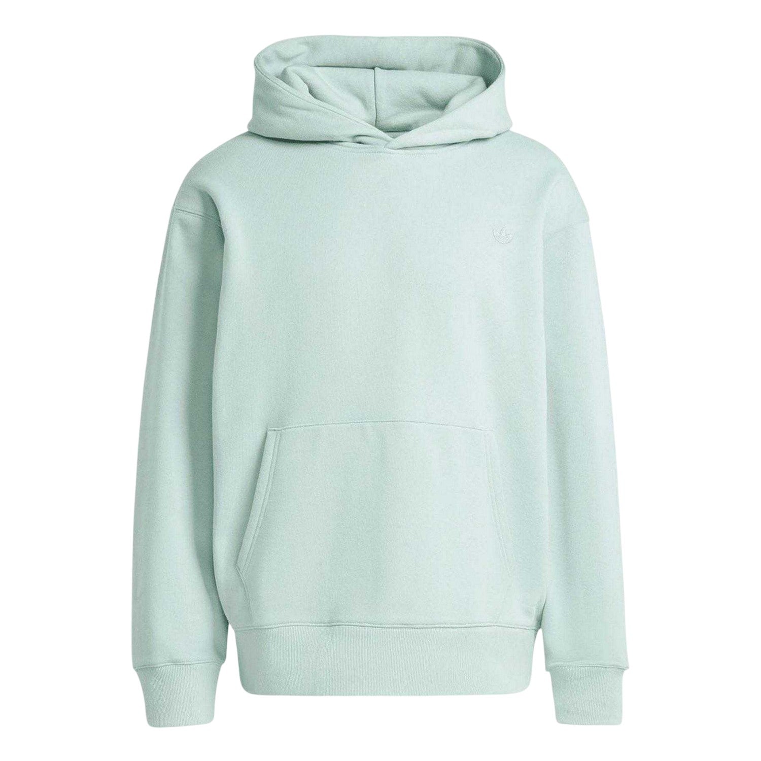 Green - Front - Adidas Mens Essentials Loose Fit Hoodie