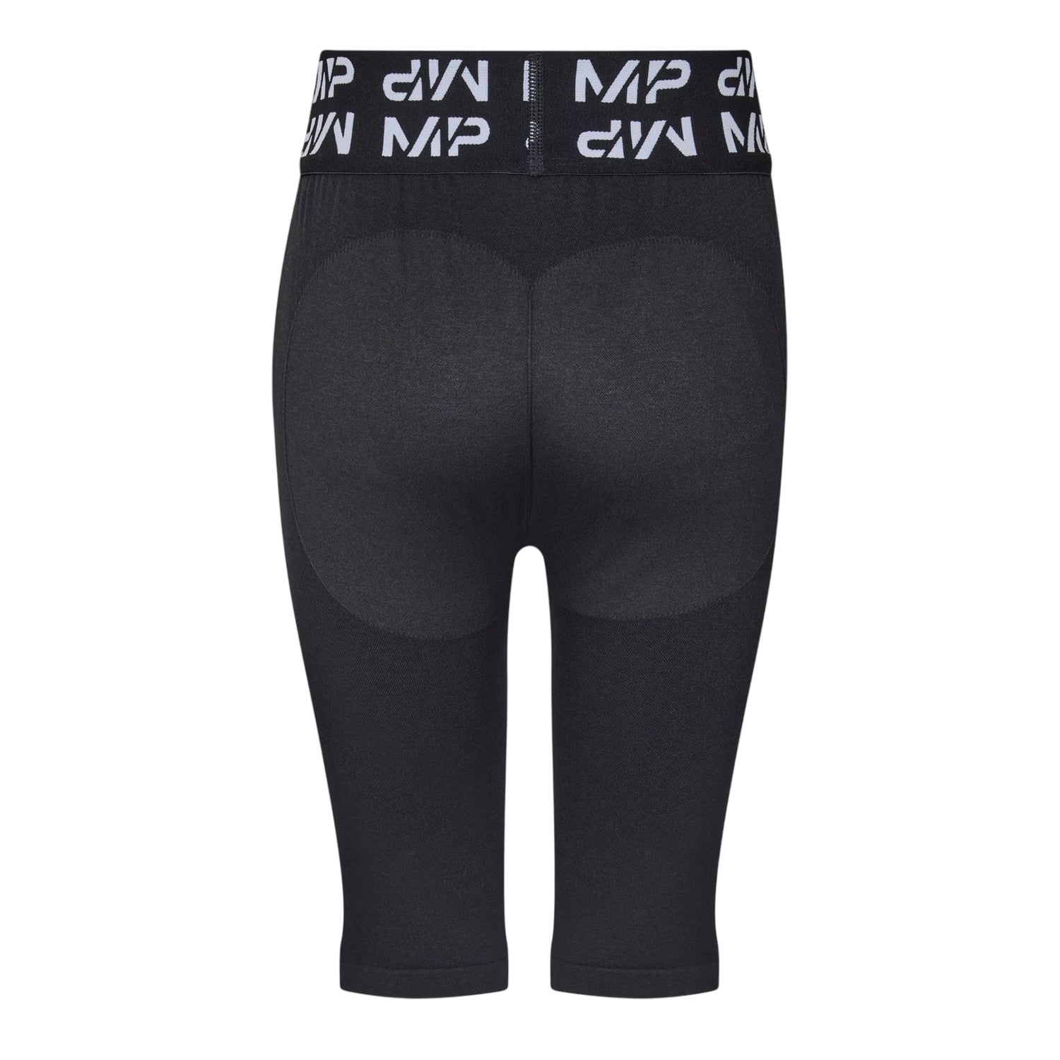Black - Back - MyProtein Womens-Ladies Slim Cycling Shorts