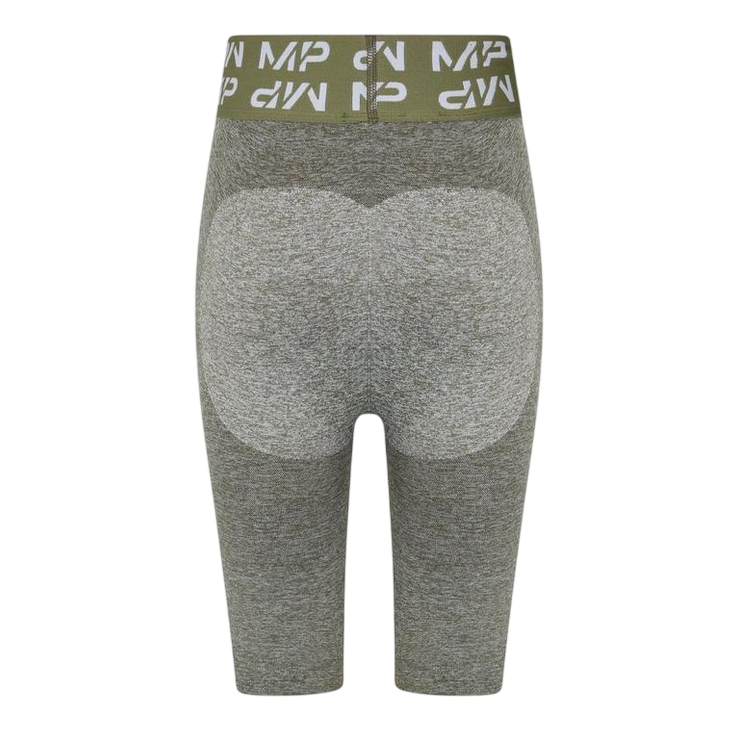 Grey Marl - Back - MyProtein Womens-Ladies Curve Heathered Cycling Shorts