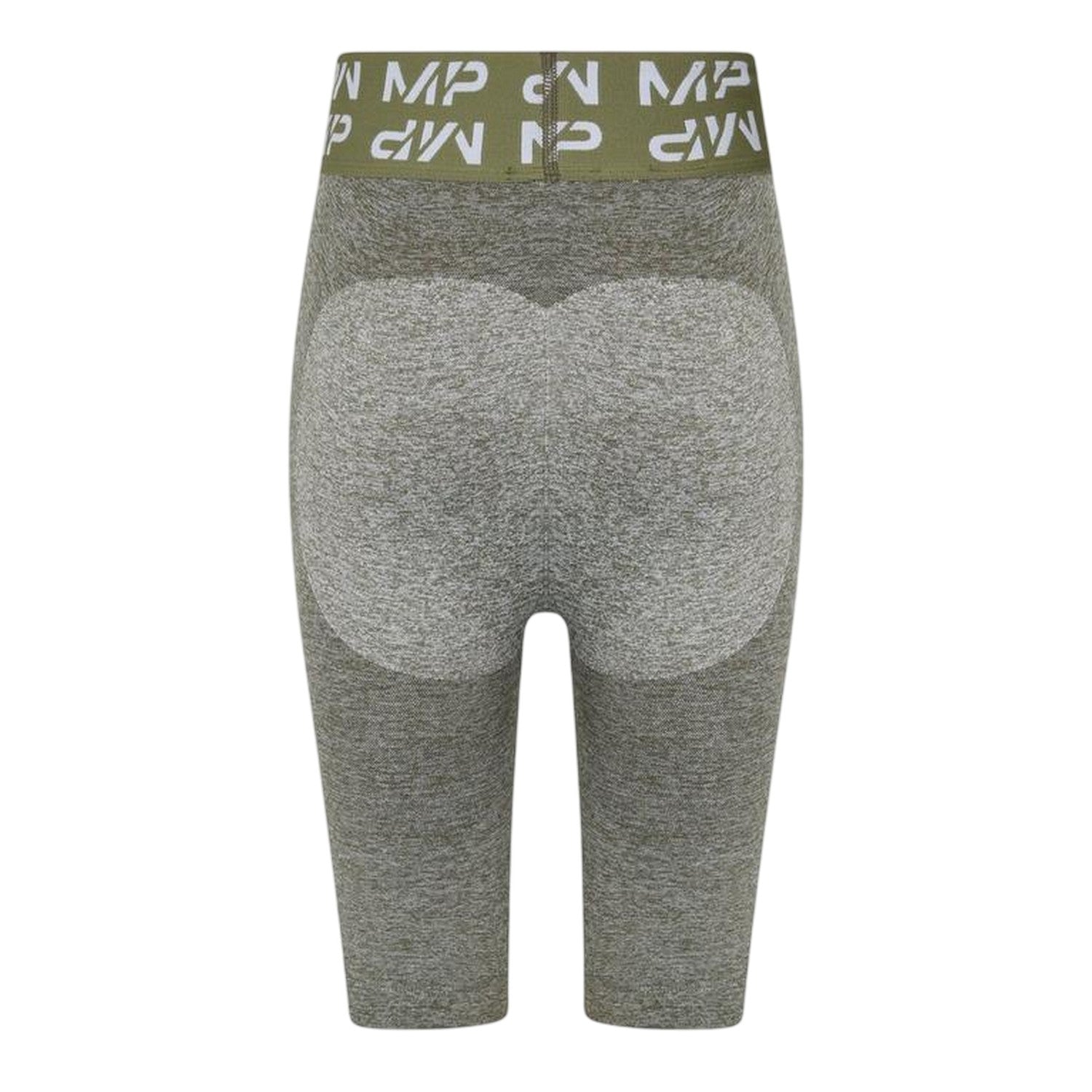 Grey Marl - Back - MyProtein Womens-Ladies Curve Heathered Cycling Shorts