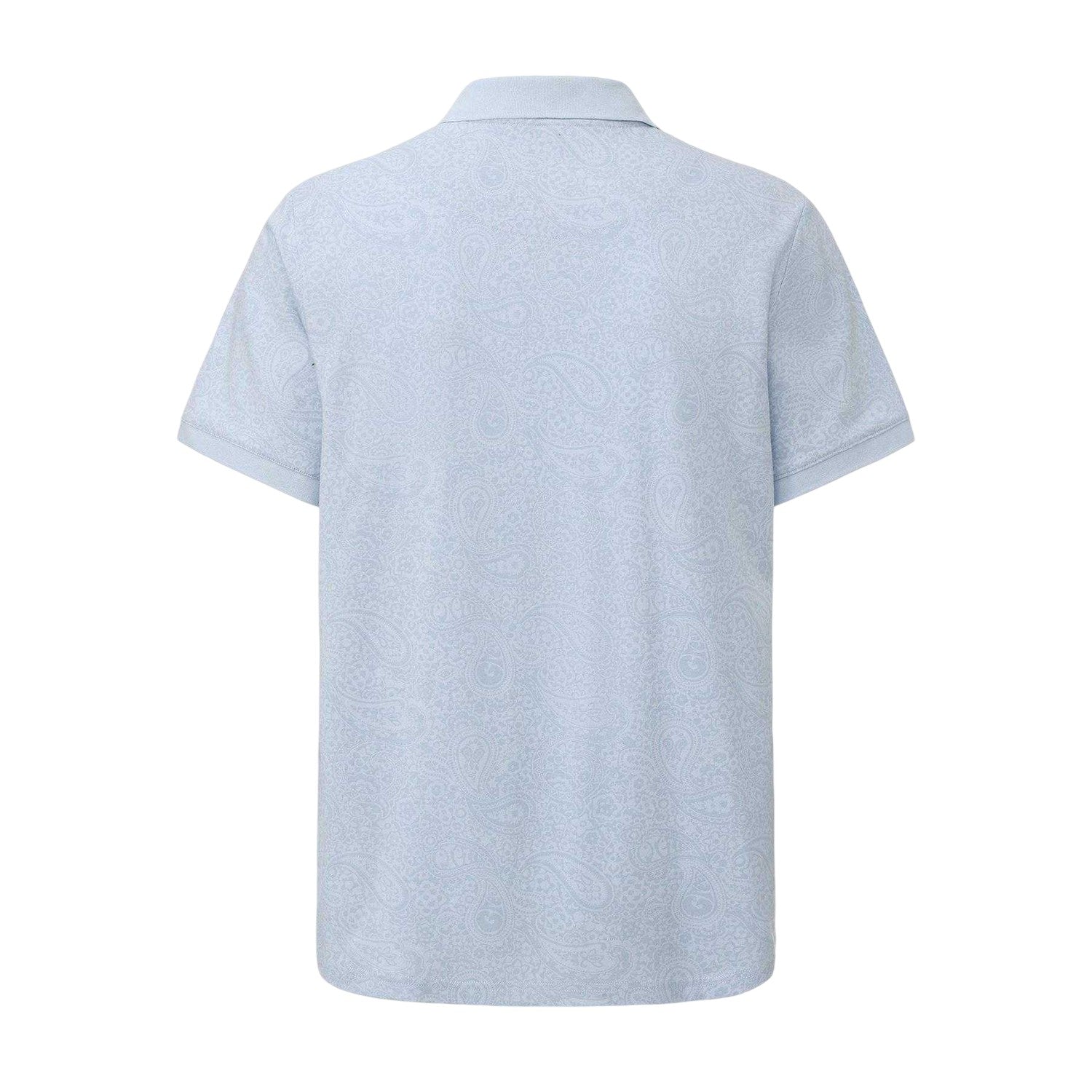Navy - Back - Pretty Green Mens Paisley Polo Shirt