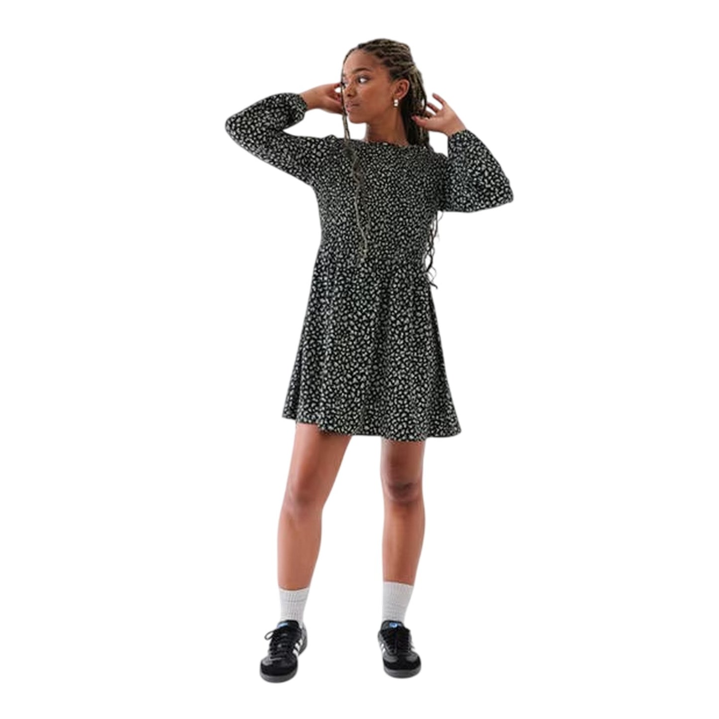 Black - Lifestyle - Daisy Street Womens-Ladies Floral Mini Smock Dress