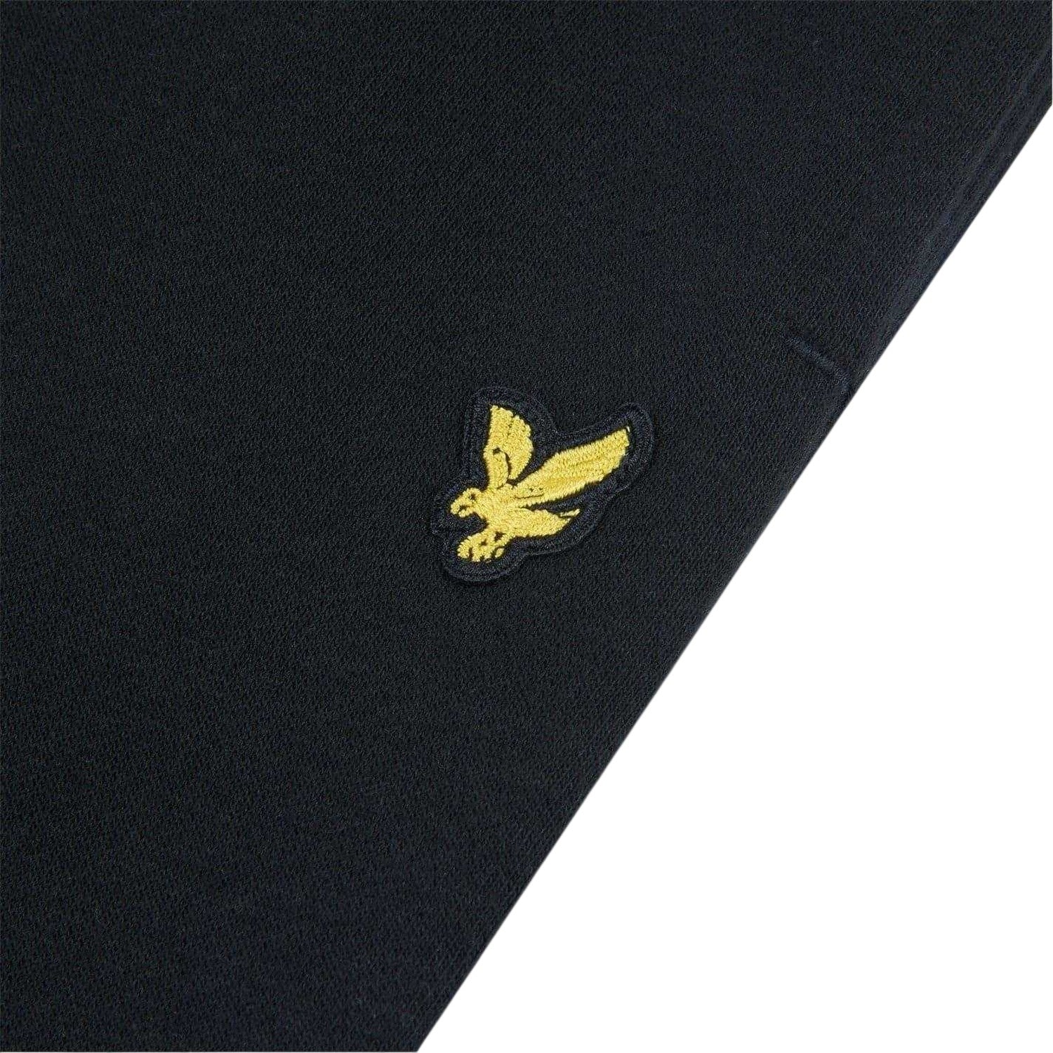 Black - Side - Lyle & Scott Childrens-Kids Logo Regular Joggers