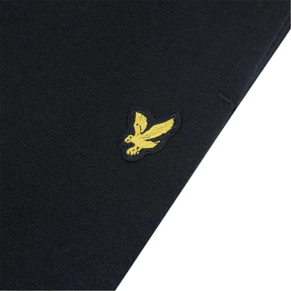 Black - Side - Lyle & Scott Childrens-Kids Logo Regular Joggers