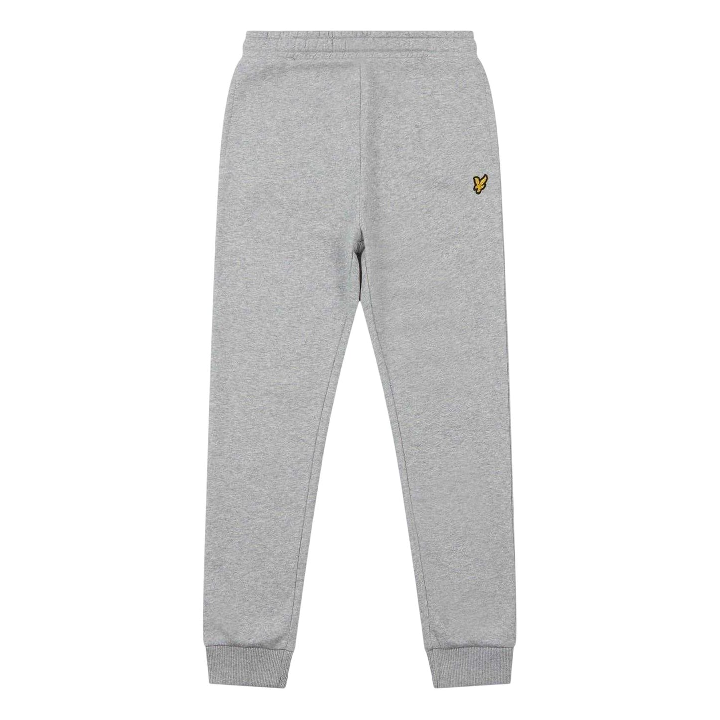 Grey Heather - Front - Lyle & Scott Childrens-Kids Logo Regular Joggers