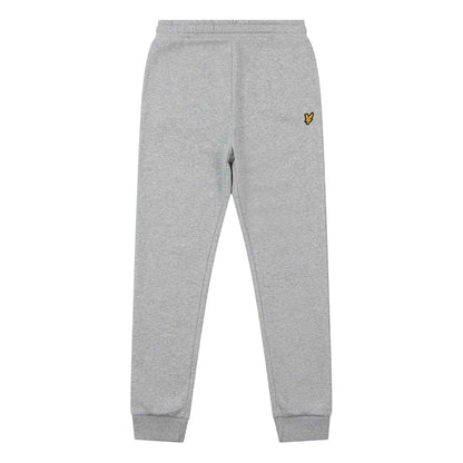 Grey Heather - Front - Lyle & Scott Childrens-Kids Logo Regular Joggers
