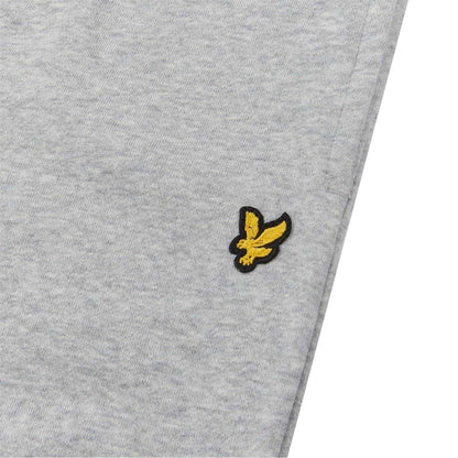 Grey Heather - Side - Lyle & Scott Childrens-Kids Logo Regular Joggers