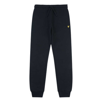 Black - Front - Lyle & Scott Childrens-Kids Logo Regular Joggers